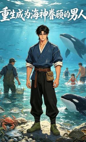 短剧《重生成为海神眷顾的男人》海报
