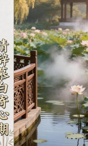 短剧《清辞慕白寄心期》海报