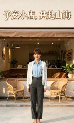 短剧《予安小店，共赴山海》海报
