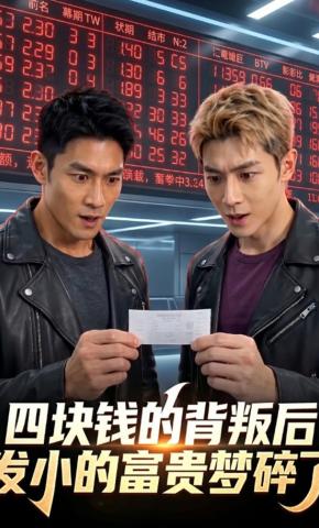 短剧《四块钱的背叛后，发小的富贵梦碎了》海报