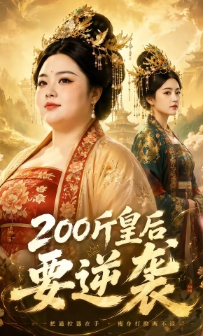 短剧《200斤皇后要逆袭》海报