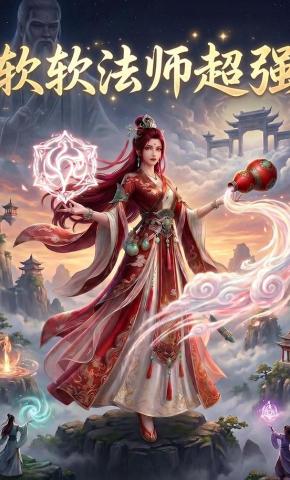 短剧《软软法师超强》海报