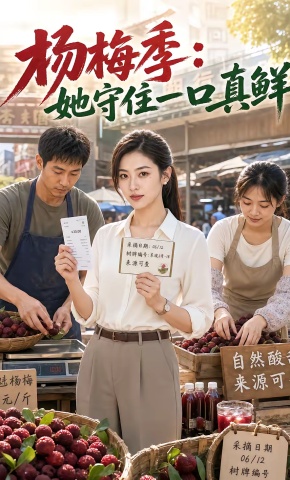 短剧《杨梅季：她守住一口真鲜》海报