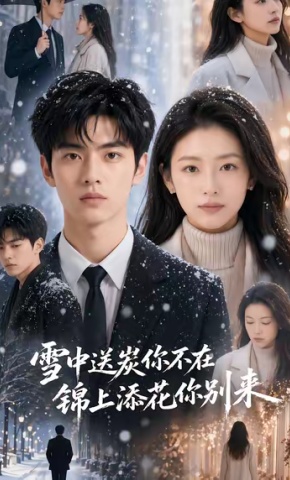 短剧雪中送炭你不在，锦上添花你别来海报