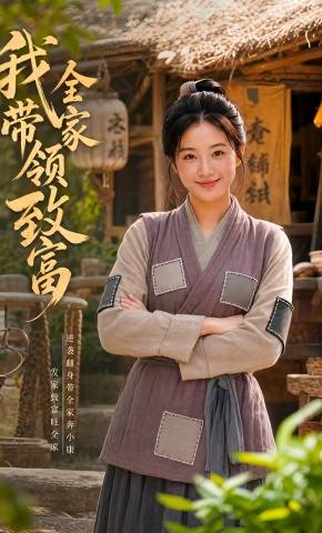 短剧《我带领全家致富》海报