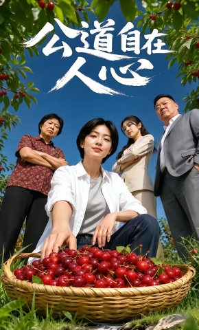 短剧《公道自在人心》海报