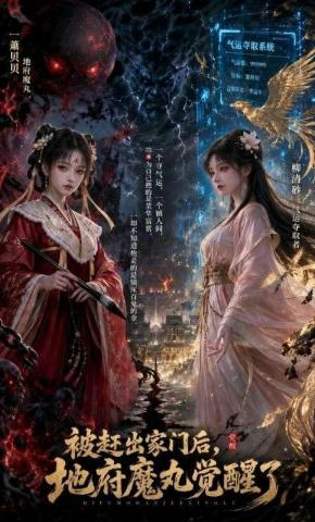 短剧《被赶出家门后，地府魔丸觉醒了》海报