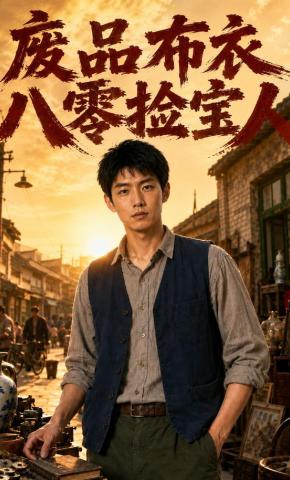 短剧《废品布衣八零捡宝人》海报