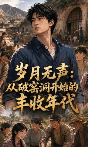 短剧《岁月无声：从破窑洞开始的丰收年代》海报