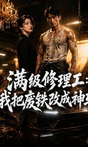 短剧《满级修理工：我把废铁改成神车》海报