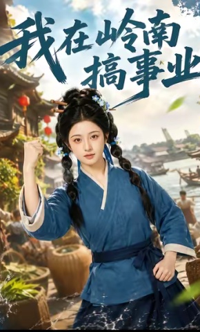 短剧《我在岭南搞事业》海报