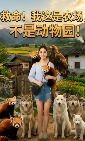 短剧《救命！我这是农场，不是动物园！》海报
