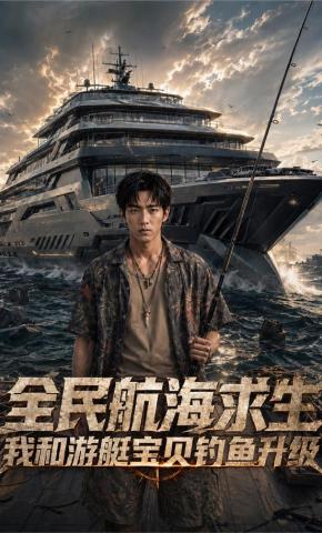 短剧《全民航海求生：我和游艇宝贝钓鱼升级》海报