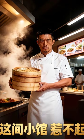 短剧《这间小馆惹不起》海报
