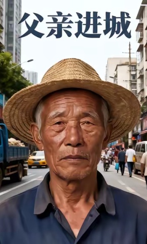 短剧《父亲进城》海报