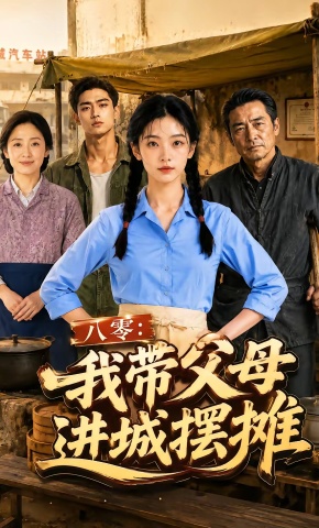 短剧《八零：我带父母进城摆摊》海报