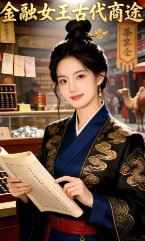 短剧《金融女王古代商途》海报