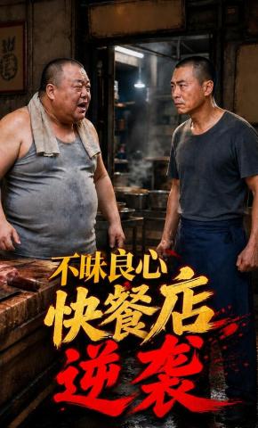 短剧《不昧良心快餐店逆袭》海报