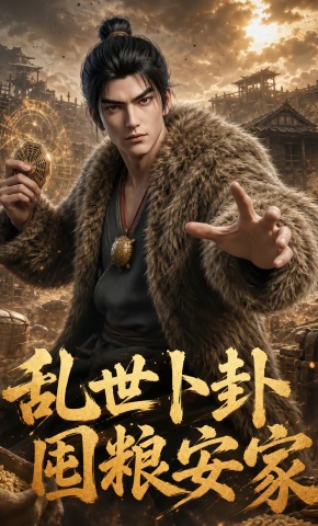 短剧《乱世卜卦囤粮安家》海报