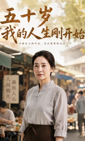 短剧《五十岁我的人生刚开始》海报