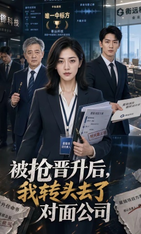 短剧《被抢晋升后，我转头去了对面公司》海报