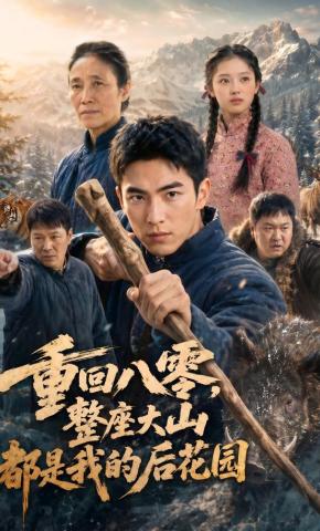 短剧《重回八零，整座大山都是我的后花园》海报