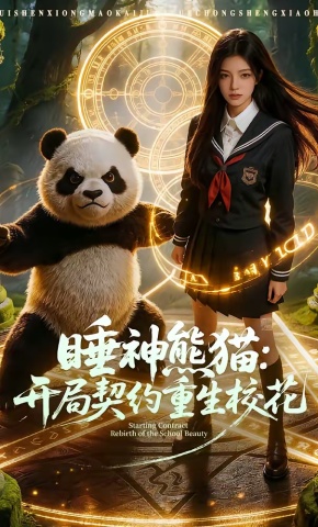 短剧《睡神熊猫：开局契约重生校花》海报