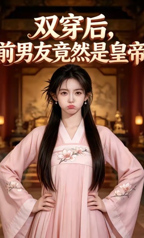 短剧《双穿后，前男友竟然是皇帝》海报