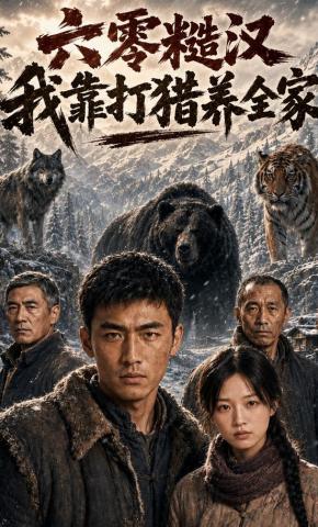 短剧《六零糙汉：我靠打猎养全家》海报
