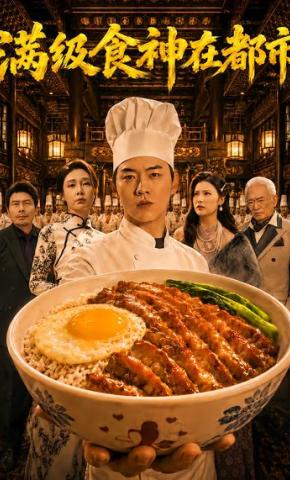 短剧《满级食神在都市》海报