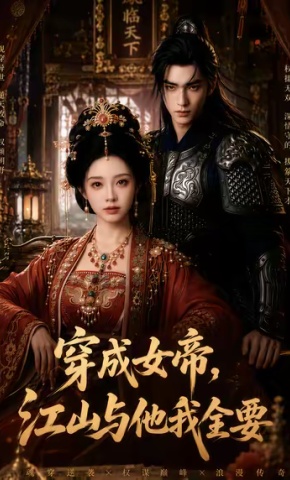 短剧穿成女帝，江山与他我全要海报