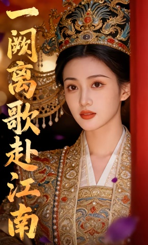 短剧《一阙离歌赴江南》海报