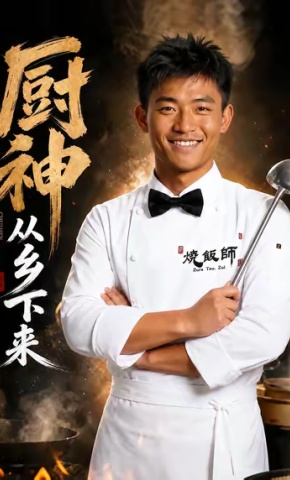 短剧厨神从乡下来海报