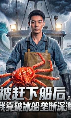 短剧《被赶下船后，我靠破冰船垄断深海》海报