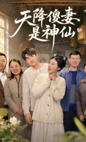 短剧《天降傻妻是神仙》海报