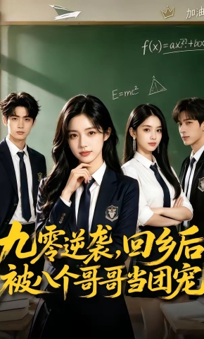 短剧《九零逆袭，回乡后被八个哥哥当团宠》海报