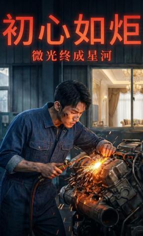 短剧《初心如炬，微光终成星河》海报