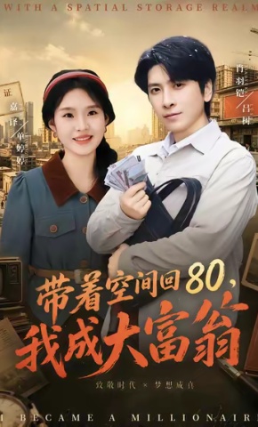 短剧带着空间回80，我成大富翁海报