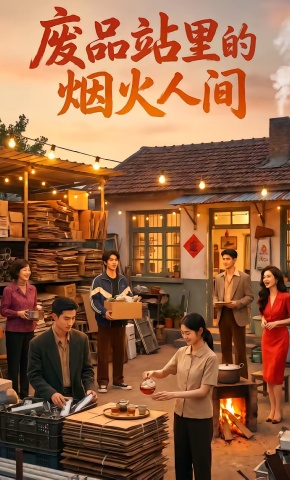 短剧《废品站里的烟火人间》海报