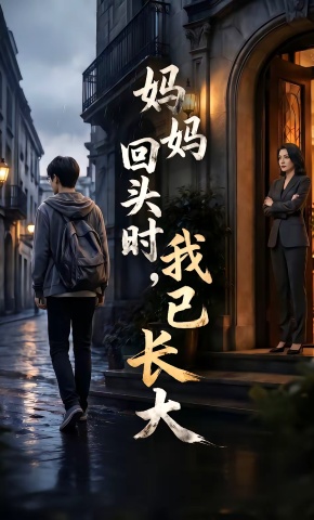 短剧《妈妈回头时，我已长大》海报