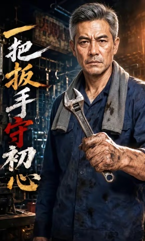 短剧《一把扳手守初心，师徒恩怨见人心》海报