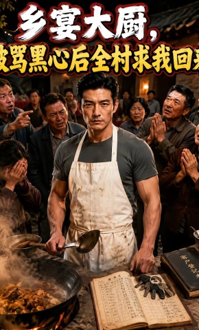短剧《乡宴大厨，被骂黑心后全村求我回来》海报