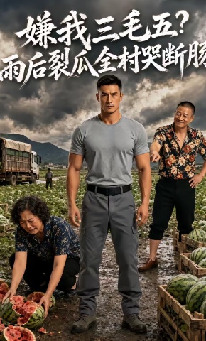短剧《嫌我三毛五？雨后裂瓜全村哭断肠》海报