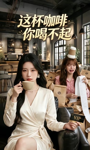 短剧《这杯咖啡，你喝不起》海报
