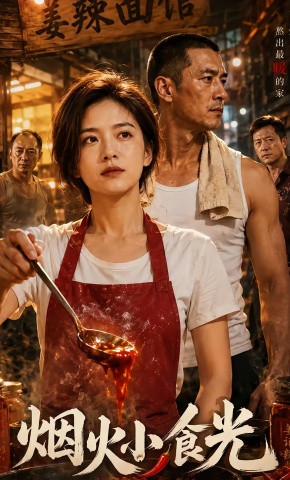 短剧《烟火小食光》海报