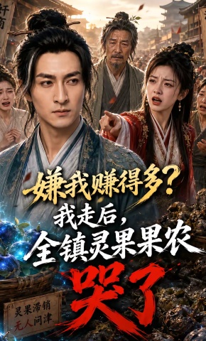短剧《嫌我赚得多？我走后，全镇灵果果农哭了》海报