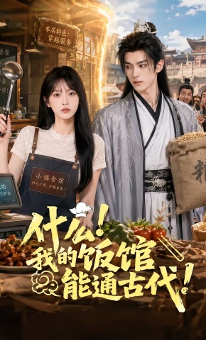 短剧《什么！我的饭馆能通古代！》海报