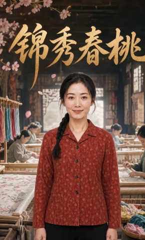 短剧《锦秀春桃》海报