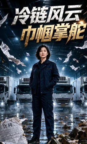 短剧《冷链风云，巾帼掌舵》海报