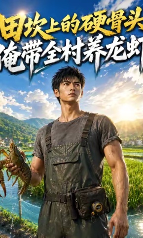 短剧田坎上的硬骨头：俺带全村养龙虾海报